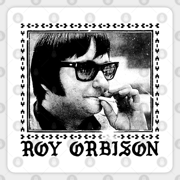 Roy Orbison // Vintage Aesthetic Design Fan Art Magnet by DankFutura